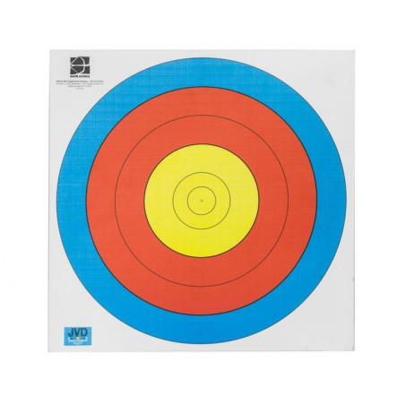 40 cm JVD FITA PAPER TARGET, 6 rings / 3 colors (1 piece)
