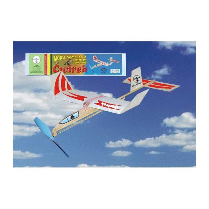 GLIDER ĆWIREK WITH RUBBER DRIVE ( ART - MODEL )