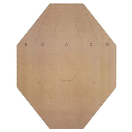 IPSC PAPÍROVÝ ŠTÍT ( 10 kusů ) - 500 x 700 mm