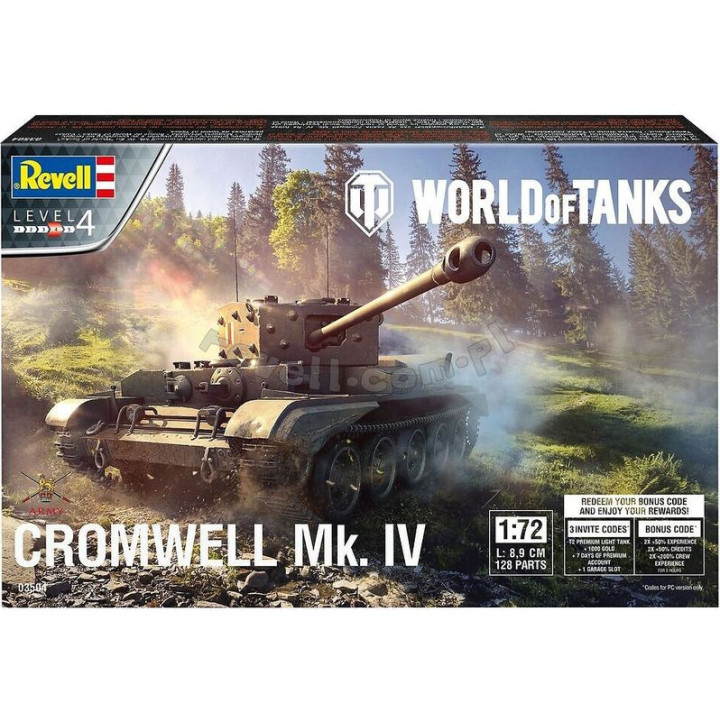 REVELL 1/72 Cromwell Mk.IV World of Tanks (03504)