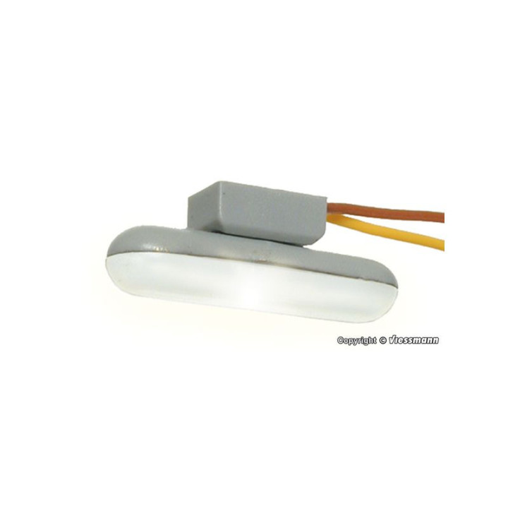 VIESSMANN 6365 H0 plošinová lampa pro přístřešky LED bílá