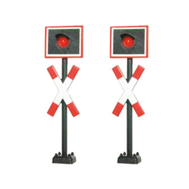 VIESSMANN 5060 H0 St. Andrew's crosses with lighting ( 2 pieces )