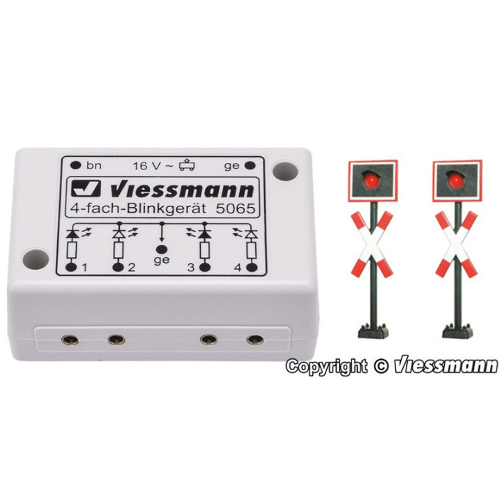 VIESSMANN 5060 H0 St. Andrew's crosses with lighting ( 2 pieces )