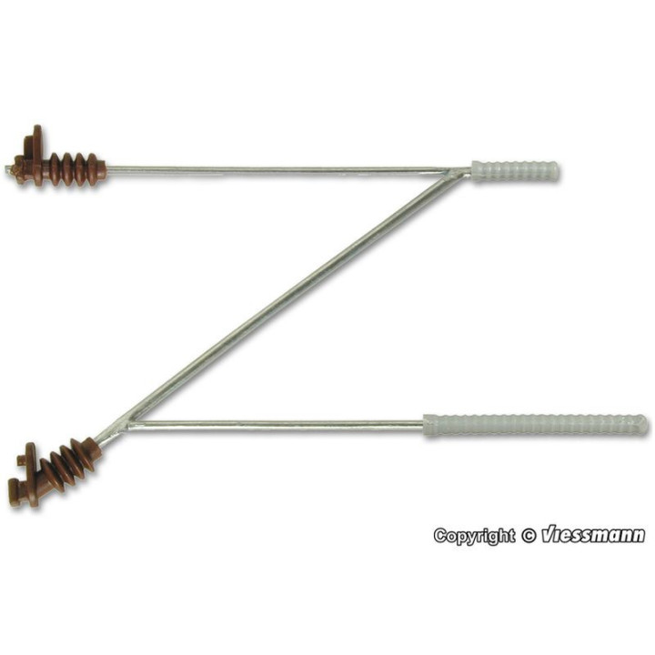 VIESSMANN 4171 H0 34 mm catenary boom ( 5 pieces )