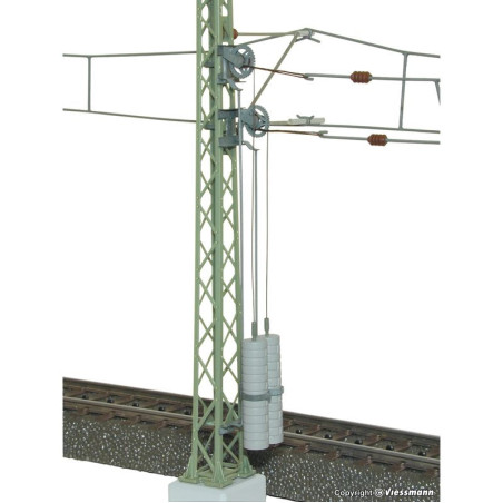VIESSMANN 4164 H0 Electric traction mast 115 mm / with tension