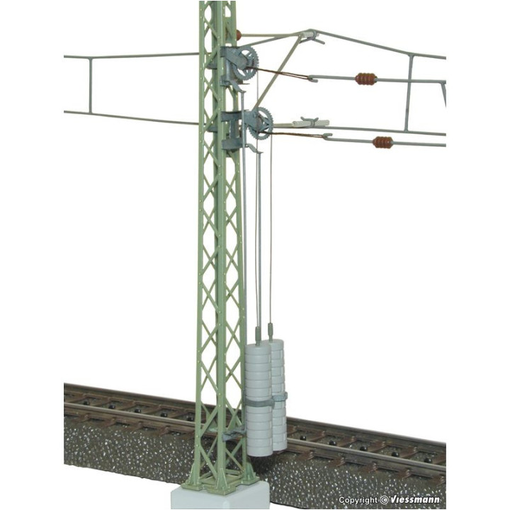 VIESSMANN 4164 H0 Electric traction mast 115 mm / with tension