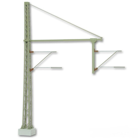 VIESSMANN 4160 H0 truss mast with lashing for 2 tracks