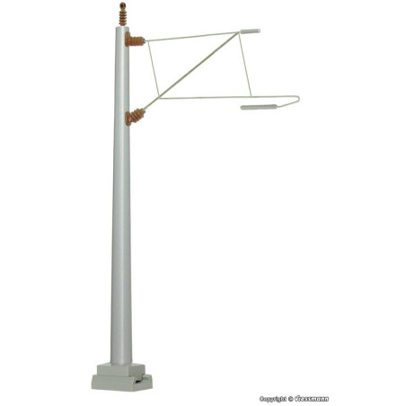 VIESSMANN 4119 H0 concrete mast with 98 mm arm