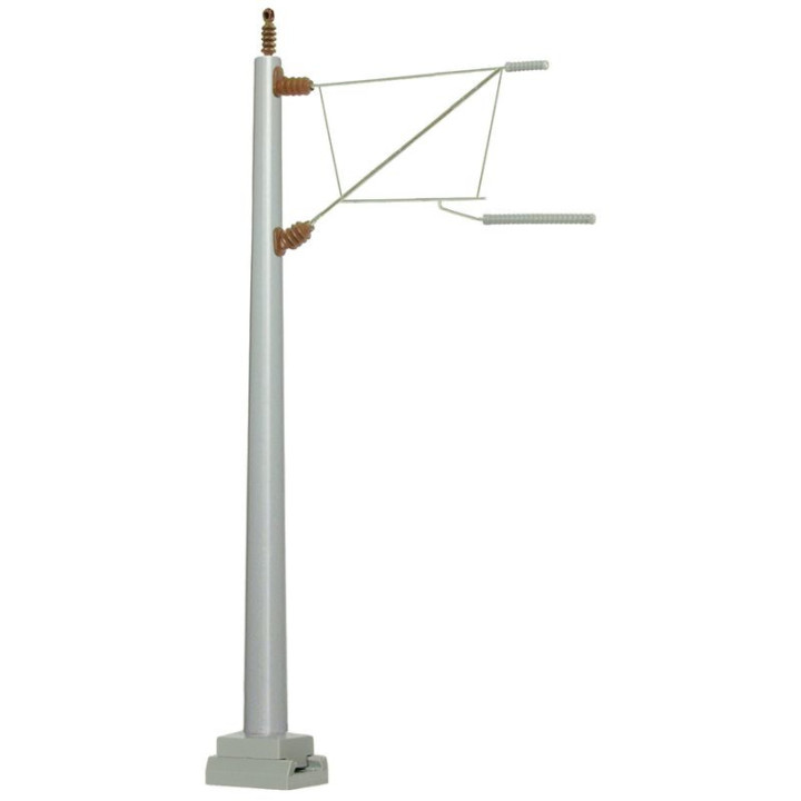 VIESSMANN 4108 H0 Betonový stožár 98 mm / s krátkým výložníkem