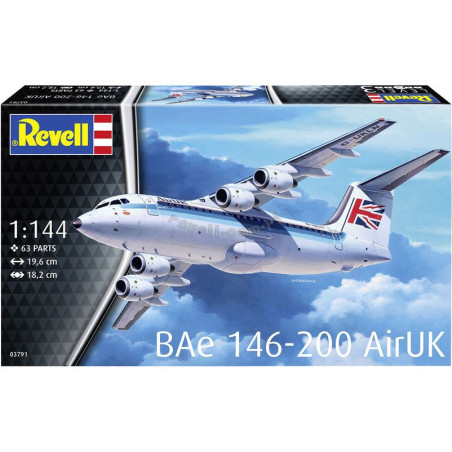 REVELL 1/144 BAe 146-200 AirUK (03791)