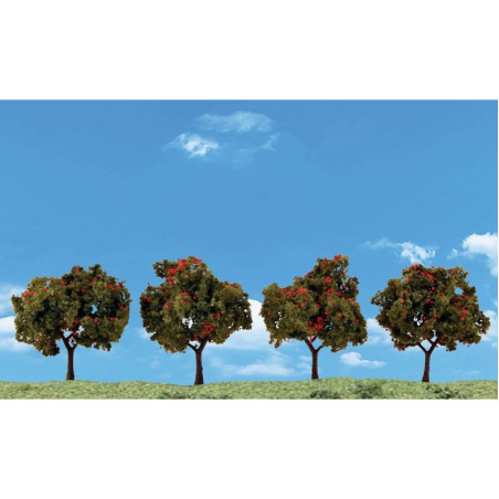 WOODLAND 3591 TREES - APPLE TREES ( 4 pieces )