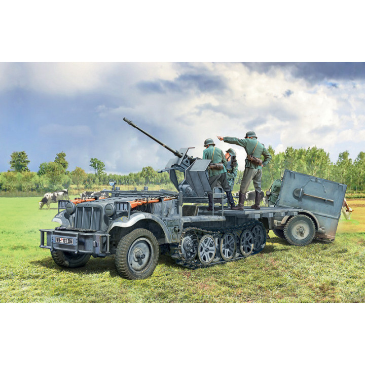 ITALERI 1/35 SD.KFZ.10/4 s FLAK 30 (6395)