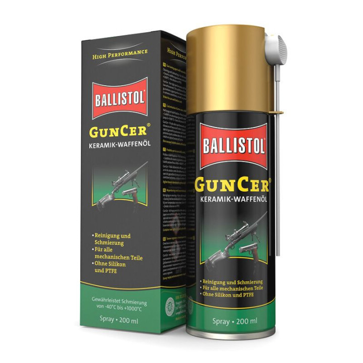 BALLISTOL Olej do broni w piance 200 ml  (22166-PL) z dodatkiem ceramicznym do tuningu broni