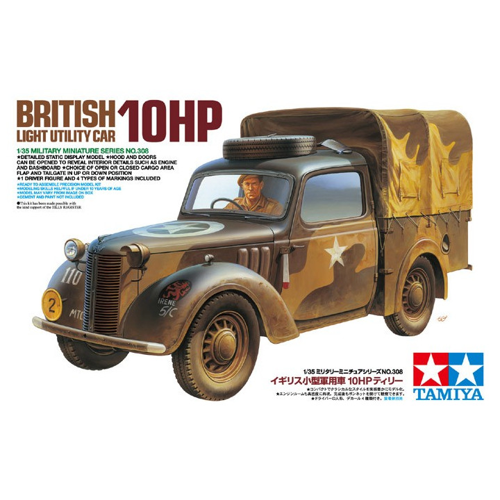 TAMIYA 1/35 BRITSKÝ UŽITKOVÝ VŮZ 10HP 35308