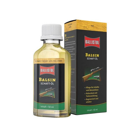 BALLISTOL BALSIN Olej do drewna 50 ml /  machoń (23034)