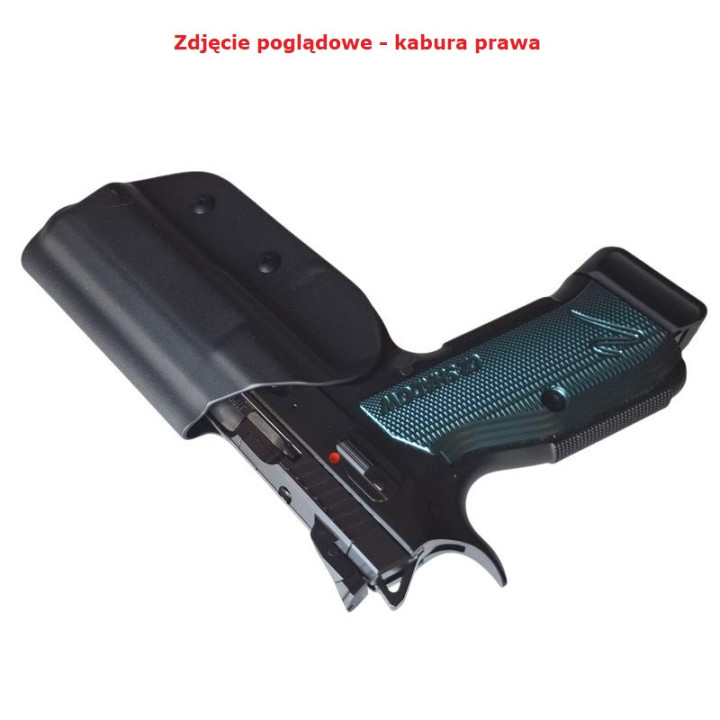 RH HOLSTERS Kabura OWB Sport CZ Shadow   2 / left / Tek-lok / black KYDEX