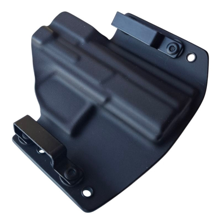 RH HOLSTERS Kabura OWB Classics CZ P-09  C NOCTURNE / right - half sweatguard / loops 40 mm / black KYDEX