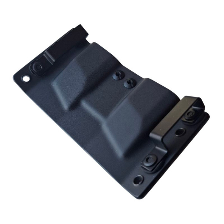 RH HOLSTERS Ładownica OWB x2 CZ P-09 C/F Nocturne / right - without sweatguard / steel loops  40 mm / black KYDEX