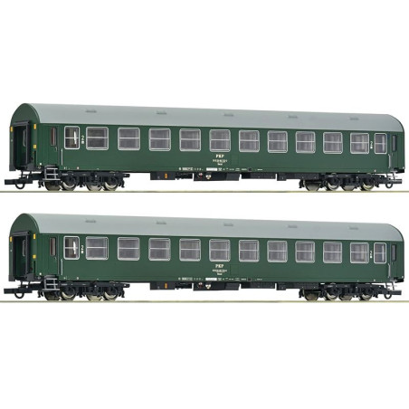 ROCO 6200102 WAGON OSOBOWY PKP kl.2      ep.IV ( zestaw 2 wagony )