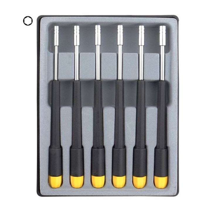 DONAU SOCKET DRIVERS 2-4 mm / set of 6 pieces (280-66) GERMANY