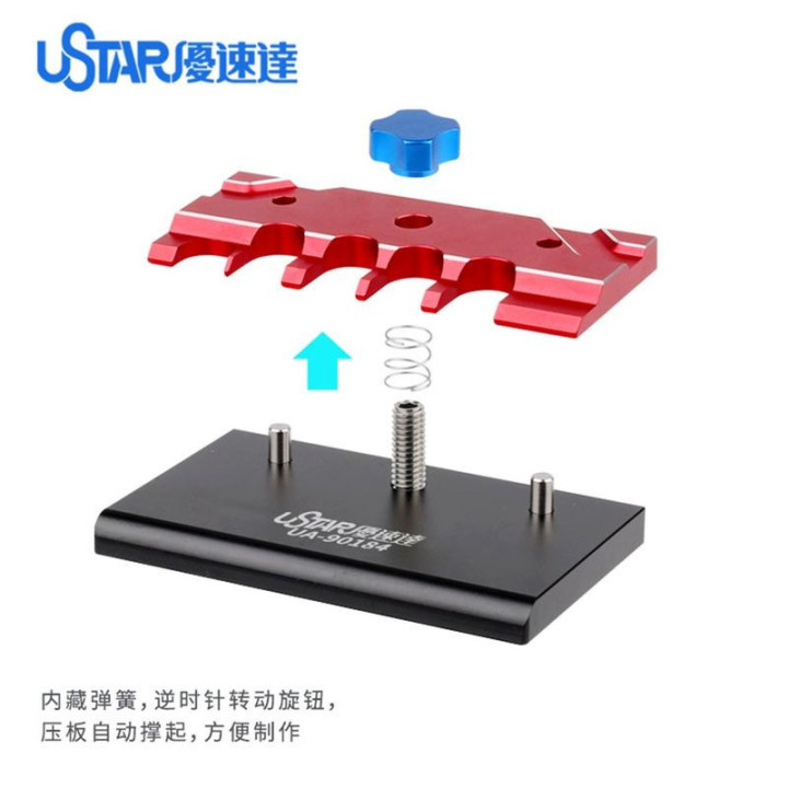 U-STAR UA-90184 Mini Table Vise for      Etching 80 x 48 mm