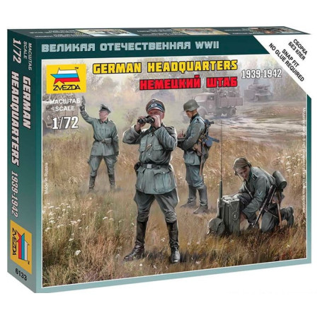 ZVEZDA 1/72 NĚMECKÉ VELITELSTVÍ WWII (6133)