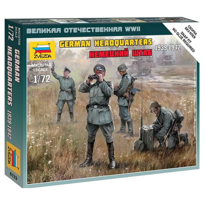 ZVEZDA 1/72 NĚMECKÉ VELITELSTVÍ WWII (6133)