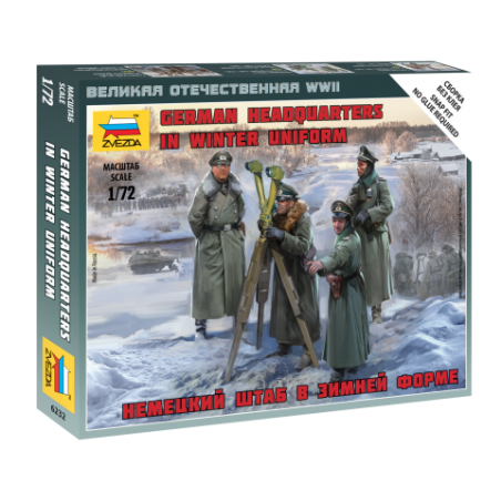 ZVEZDA 1/72 GERMAN HQ WINTER (6232)