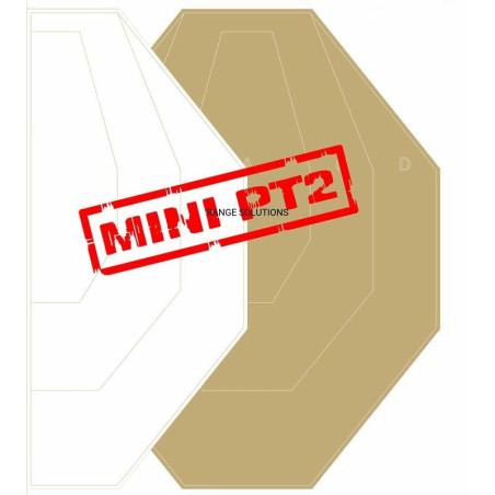 RS TARCZA STRZELECKA IPSC mini PT2 - 10  sztuk (31-029033-00)