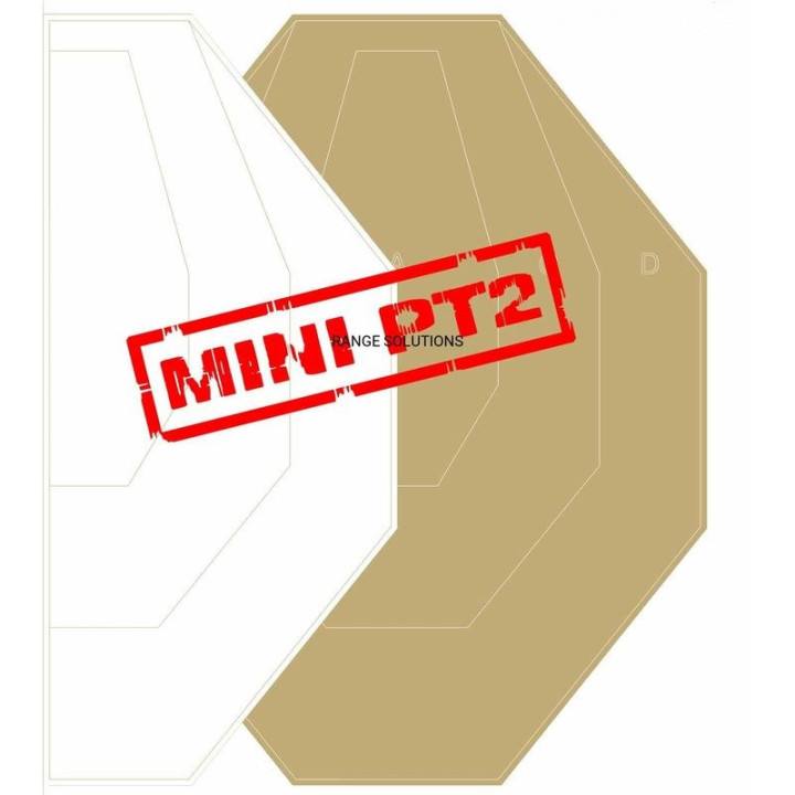 RS TARCZA STRZELECKA IPSC mini PT2 - 10  sztuk (31-029033-00)