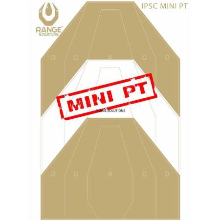RS SHOOTING SHIELD IPSC mini PT - 10 kusů (31-026694-00)