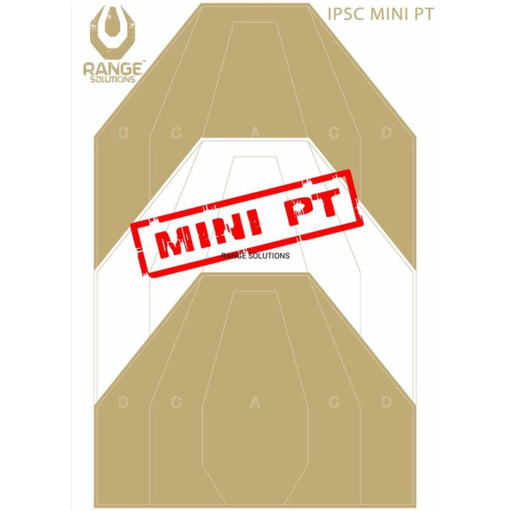 RS TARCZA STRZELECKA IPSC mini PT - 10   sztuk (31-026694-00)