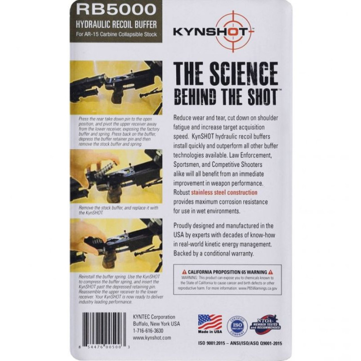 KYNSHOT RB5000 HYDRAULIC RECOIL BUFFER   for AR-15 (05003)