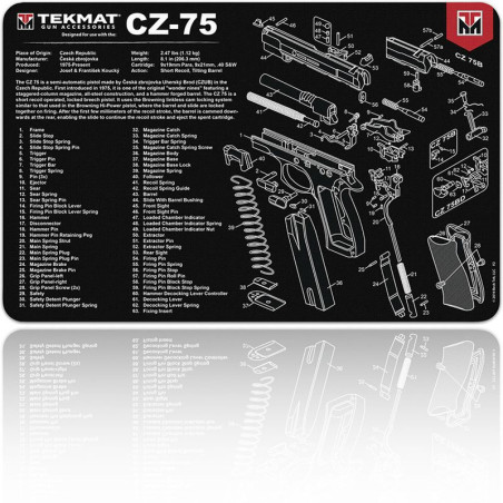 TEKMAT CZ-75 Gun Cleaning Mat   / 27x43 cm (TEK-R17-CZ75)
