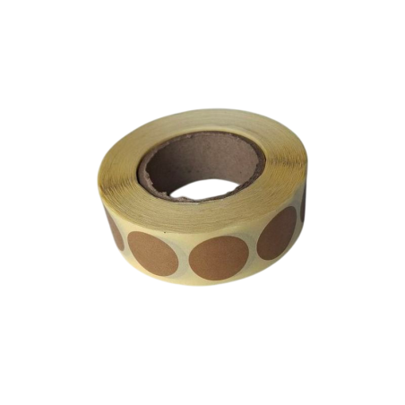 RS ZAKLEJKI DO TARCZ 20 mm / 1000 sztuk  / brązowe (IPSC)