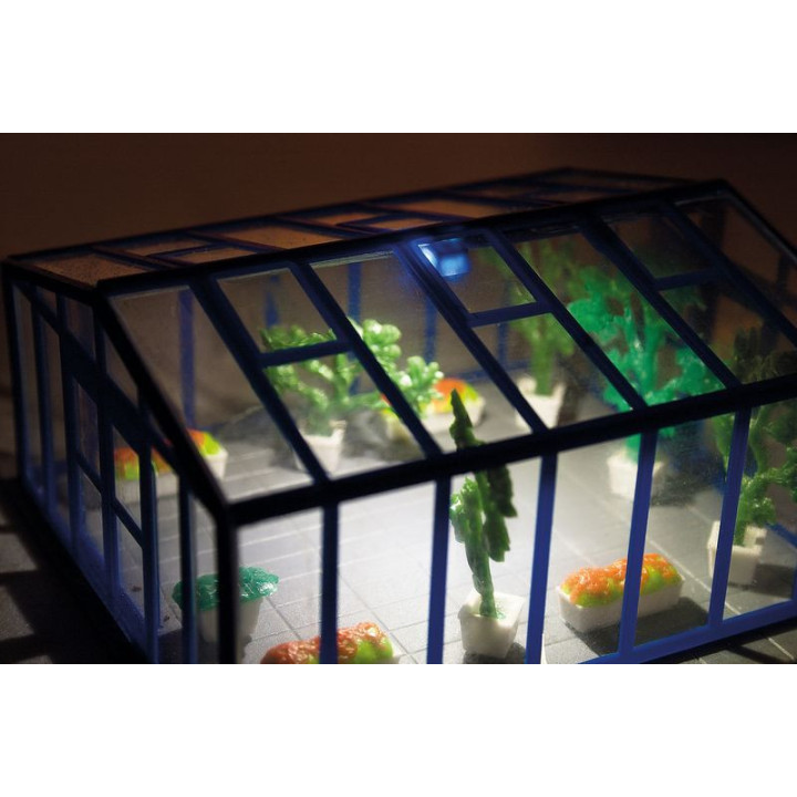 KIBRI 38634 H0 Szklarnia, pergola,       parasole / oświetlenie LED