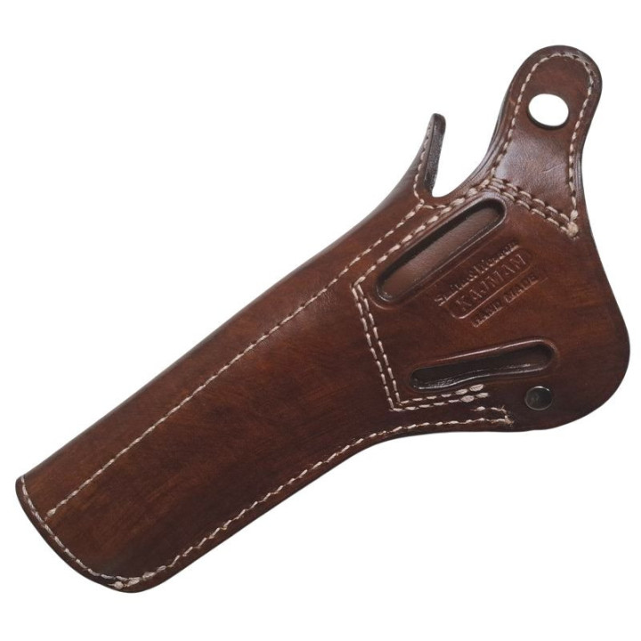 KAJMAN Smith&Wesson 686/6" kožené pouzdro / SPORT EXTRA "S25R" hnědé