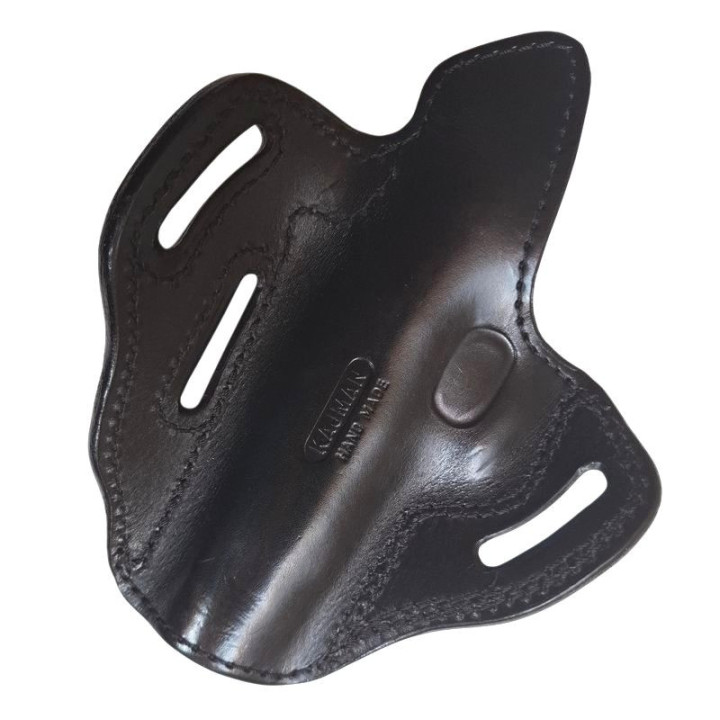 KAJMAN Kabura skórzana CZ SHADOW 2 /     MOTYL DŁUGI DWUSTRONNY "S9" czarna
