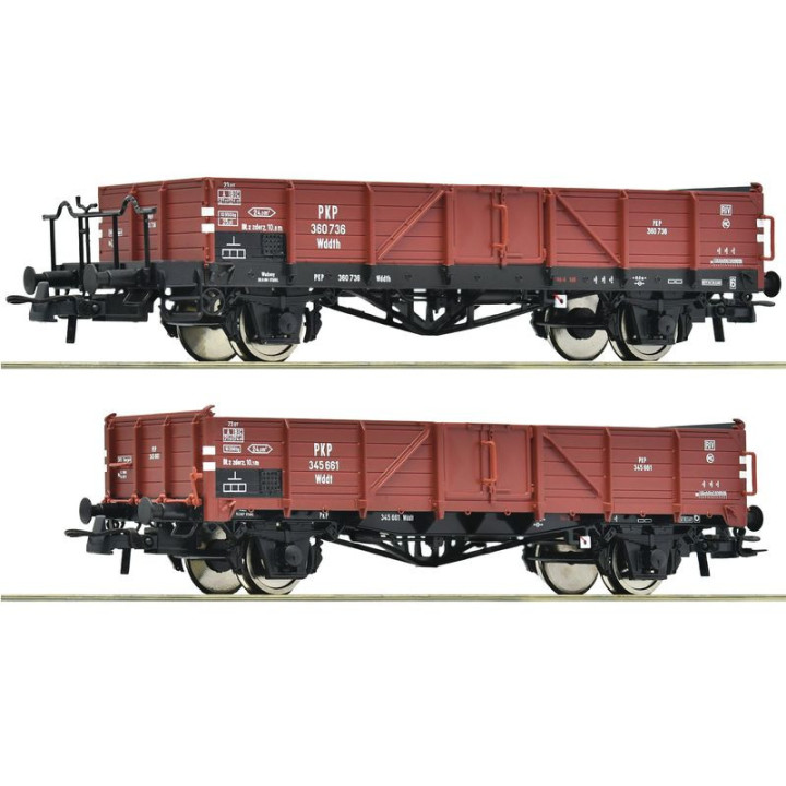 ROCO 6600150 PKP freight wagon ep. III ( 2 pieces )