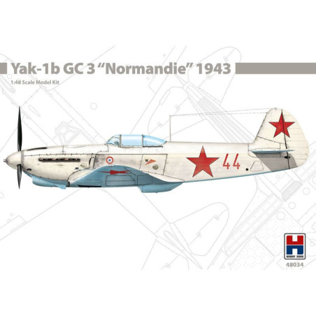 HOBBY 2000 1/48 Yak-1b GC 3 "Normandie"  1943 (48034)