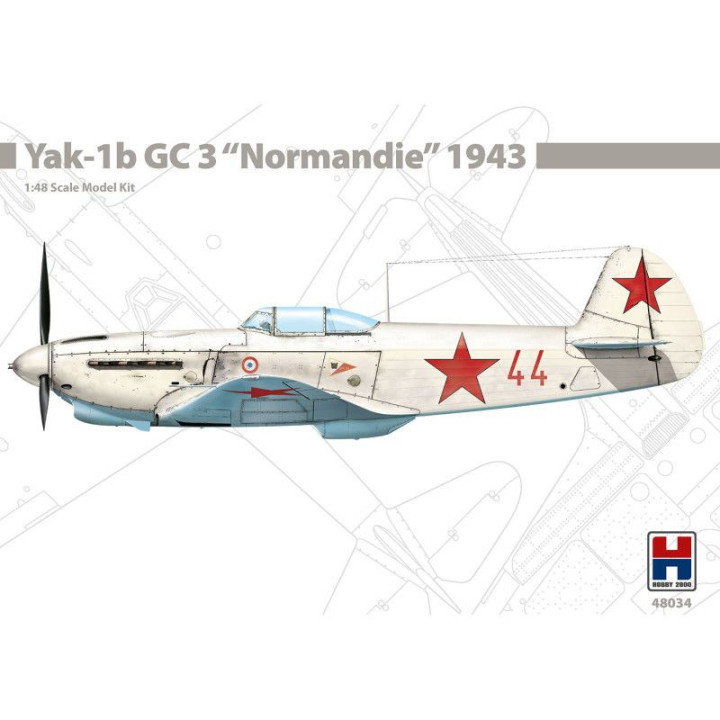 HOBBY 2000 1/48 Yak-1b GC 3 "Normandie" 1943 (48034)