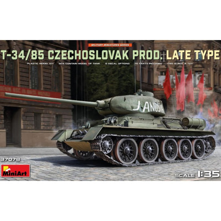 MiniArt 1/35 T-34-85 Czechoslovak Prod.  Late Type (37078)