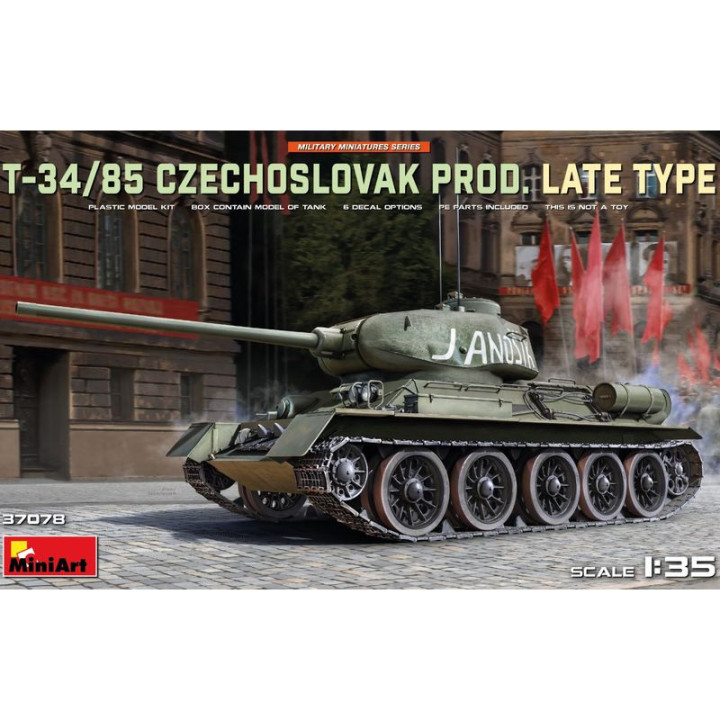 MINI ART 1/35 T-34-85 Czechoslovak Prod. Late Type (37078)