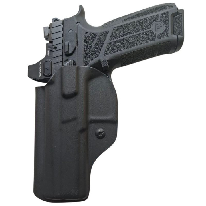 RH HOLSTERS Kabura IWB Classics CZ P-09  F NOCTURNE / right - wewnętrzna / without sweatguard / flushclip 40 mm / black KYDEX