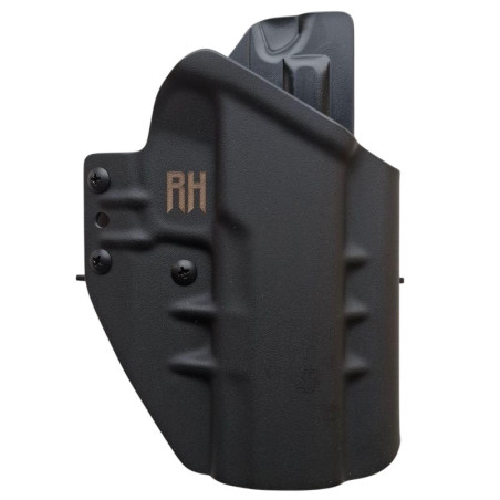 RH HOLSTERS OWB Frogy Sig Sauer P320 M17 holster / right - 1/2 sweatguard / speedloops 40 mm / black KYDEX