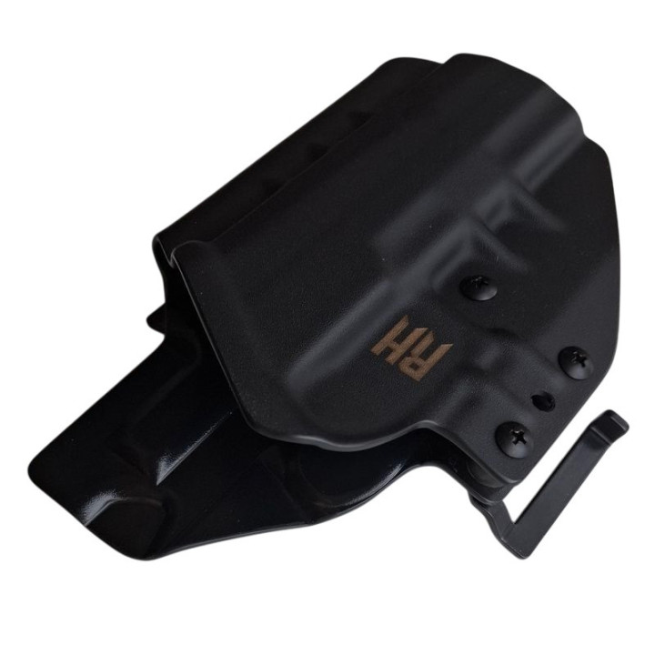 RH HOLSTERS OWB Frogy Sig Sauer P320 M17 holster / right - 1/2 sweatguard / speedloops 40 mm / black KYDEX