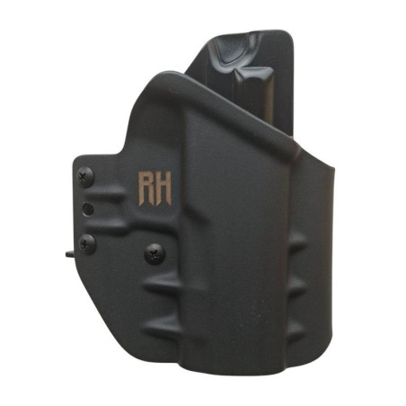 RH HOLSTERS Kabura OWB Frogy Sig Sauer   P320 M18 / right - 1/2 sweatguard / speedloops 40 mm / black KYDEX