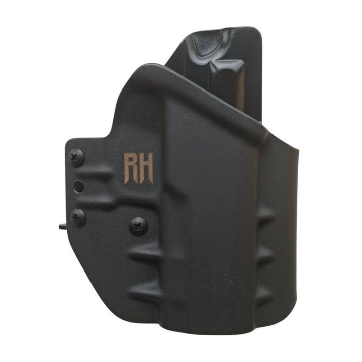RH HOLSTERS OWB Frogy Sig Sauer P320 M18 holster / right - 1/2 sweatguard / speedloops 40 mm / black KYDEX