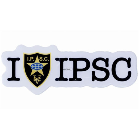 Naklejka " I IPSC - IPSC " - wypukła 3D