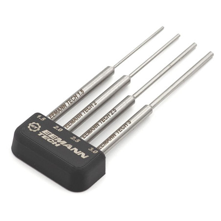 EEMANN TECH Knockout set 1.5 / 2.0 / 2.5 / 3.0 mm (030107)